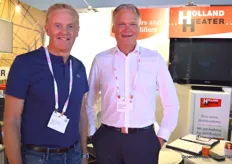 Dennis van Alphen van Total Energy en Hans Koornneef van Holland Heater.
